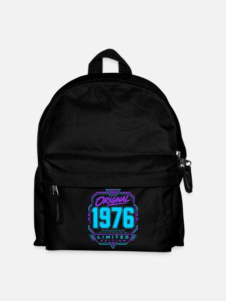 Originale Neon Retro Edition von 1976 - Kinder Rucksack - Schwarz