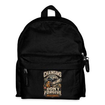 Lumberjack Chainsaws Don't Forgive - Kids' Backpack - black - Front