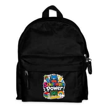 Schulkind 2026 Einschulung 2026 Schulanfang - Kinder Rucksack - Schwarz - Vorne