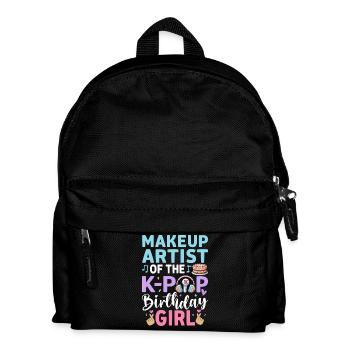 Makeup Artist Of The K Pop Birthday - Kids' Backpack - black - Front