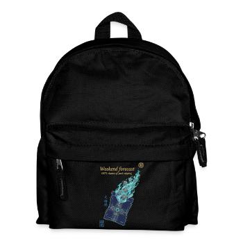 Weekend Forecast 100 Chance Of Pack Ripping - Kids' Backpack - black - Front