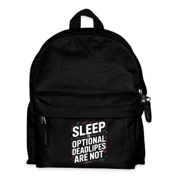 Game Developer Sleep Is Optional Game Programmer - Kinder Rucksack - Schwarz - Vorne
