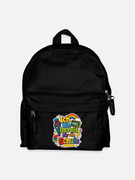 Schulkind 2026 Einschulung 2026 Schulanfang - Kinder Rucksack - Schwarz