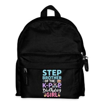 Step Brother of The K-Pop Birthday Girl - Kids' Backpack - black - Front