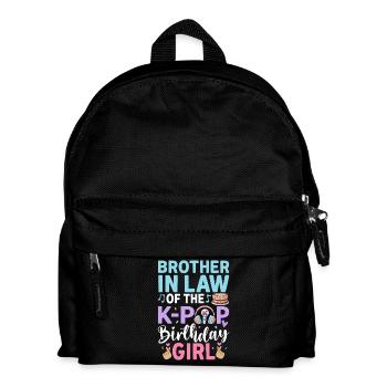 Beau-frère de la fille anniversaire de la K-Pop - Sac à dos Enfant - noir - Devant