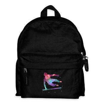 Freerunner Space Parkour Running Kids Freerunning - Kinder Rucksack - Schwarz - Vorne