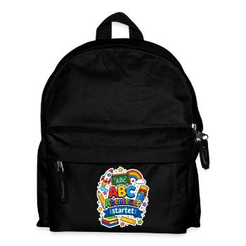 Schulkind 2026 Einschulung 2026 Schulanfang - Kinder Rucksack - Schwarz - Vorne