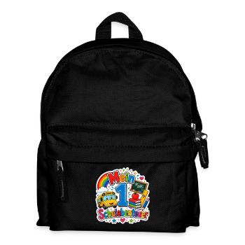 Schulkind 2026 Einschulung 2026 Schulanfang - Kinder Rucksack - Schwarz - Vorne