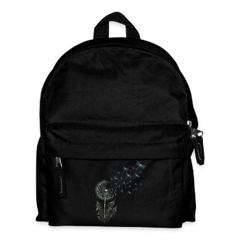 Dandelion with dragonflies - Kids' Backpack - black - Front
