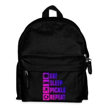Idée de scène de pickleball pour les fans de joueurs de pickleball - Sac à dos Enfant - noir - Devant