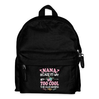 Nana Trop Cool Grandma Arrow Floral - Sac à dos Enfant - noir - Devant
