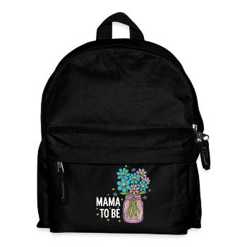 Révélation du sexe : Maman de la baby shower sera une équipe de papa et de maman - Sac à dos Enfant - noir - Devant