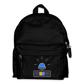 BOS FMS Status 3 Radio Reporting System - Kids' Backpack - black - Front