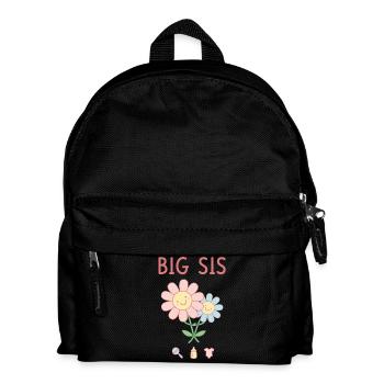 Geschlechterenthüllung: Big Sis Big Sister Babyparty-Team - Kinder Rucksack - Schwarz - Vorne
