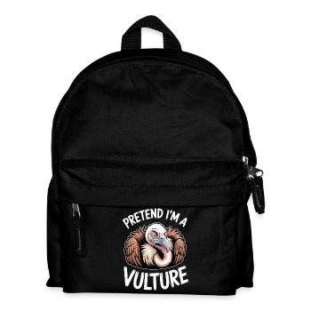 Vulture Sayings Vulture Funny Vulture Gift - Kids' Backpack - black - Front
