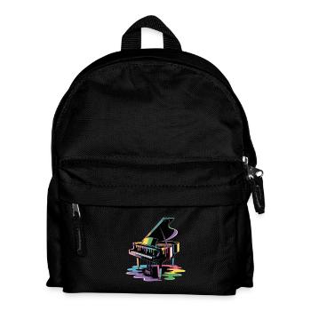 piano - Kids' Backpack - black - Front
