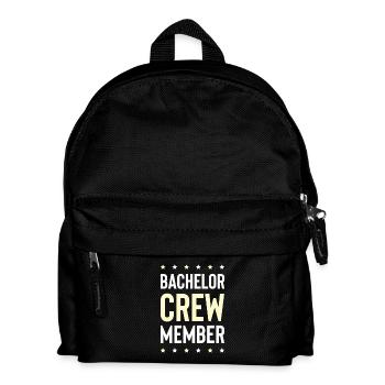 Bachelor Crew - Kinder Rucksack - Schwarz - Vorne