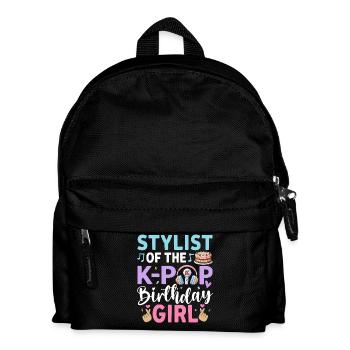 Stylist Of The K Pop Birthday Girl - Kids' Backpack - black - Front