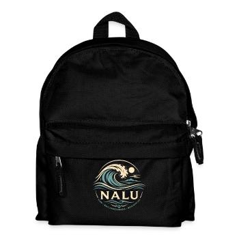 Nalu-Ozeanfluss - Kinder Rucksack - Schwarz - Vorne
