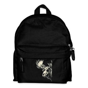Mosses with Sunglasses Graphic - Kids' Backpack - black - Front