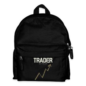 Trader Buy The Dip für Daytrader und Kryptowährung - Kinder Rucksack - Schwarz - Vorne