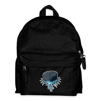 Graphique de rondelle de hockey perçante - Sac à dos Enfant - noir - Devant