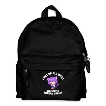 Korean Drama K-Pop - Kids' Backpack - black - Front