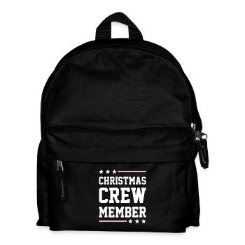 Christmas Crew - Kinder Rucksack - Schwarz - Vorne