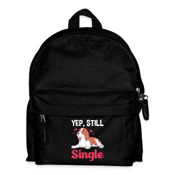 Springer Spaniel - Kinder Rucksack - Schwarz - Vorne