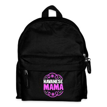 Havanese - Kids' Backpack - black - Front