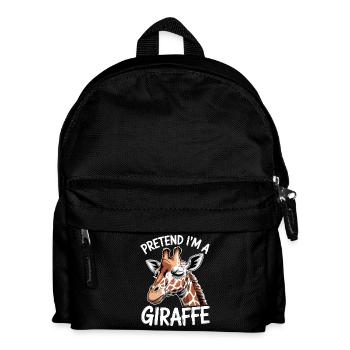 Giraffe Sayings Giraffes Funny Giraffe Gift - Kids' Backpack - black - Front