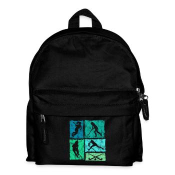 Hockey Feldhockey Hallenhockey Für Frauen Mädchen - Kinder Rucksack - Schwarz - Vorne
