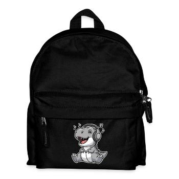 T Rex Music Listening - Kids' Backpack - black - Front
