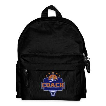 Meilleur entraîneur de basket-ball sports - Sac à dos Enfant - noir - Devant