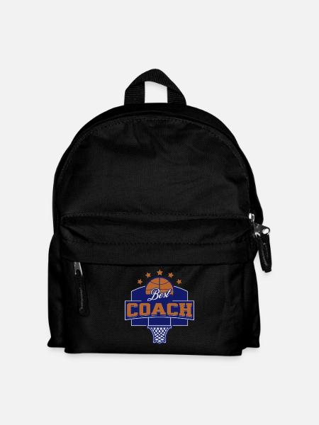 Best Basketball Coach Sports - Kids' Backpack - black