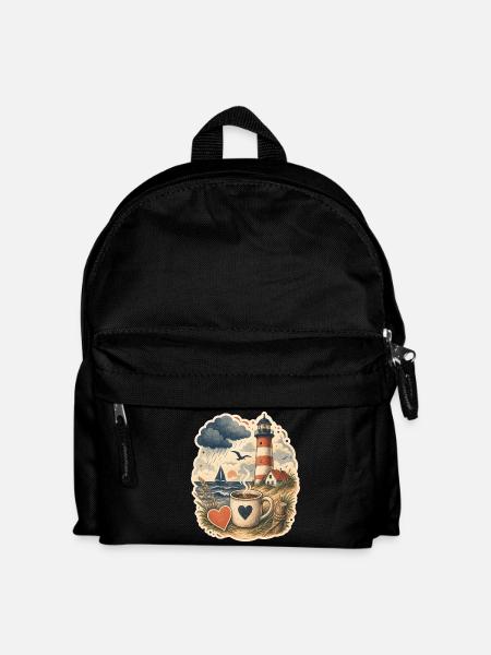 North Coast Lighthouse - Kids' Backpack - black