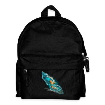 Curacao - Kinder Rucksack - Schwarz - Vorne