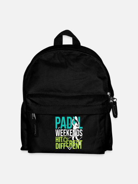 Joueuse de padel fille padel cadeau de padel tennis - Sac à dos Enfant - noir