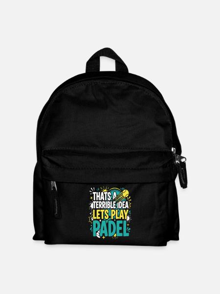 Joueuse de padel fille padel cadeau de padel tennis - Sac à dos Enfant - noir