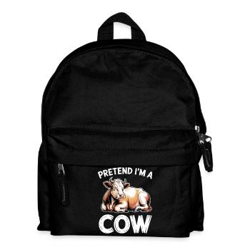 Cow Sayings Cows Funny Cow Gift - Kids' Backpack - black - Front
