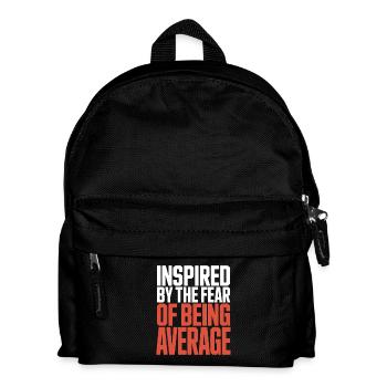 Mindset Inspired By Fear Of Average Bodybuilding - Kids' Backpack - black - Front