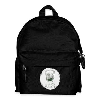 Buveur de thé disant thé naturellement rafraîchi - Sac à dos Enfant - noir - Devant