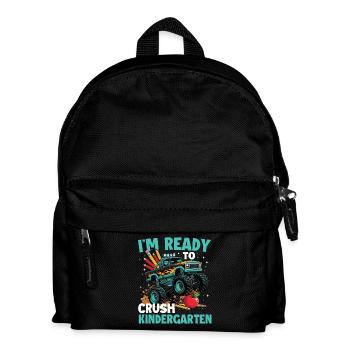Prêt à décrocher la relaisie de la maternelle et de la maternelle - Sac à dos Enfant - noir - Devant