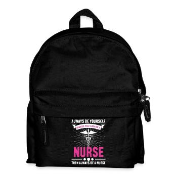 Krankenschwester - Kinder Rucksack - Schwarz - Vorne