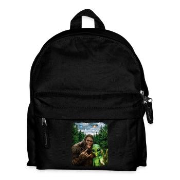 Bigfoot, Alien Rocker, Musique Rock, Main de Rock, OVNI - Sac à dos Enfant - noir - Devant