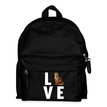 La mangouste de la mangouste - Sac à dos Enfant - noir - Devant
