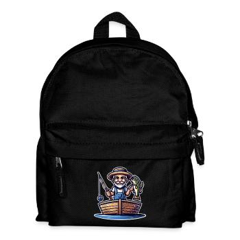 Angler - Kinder Rucksack - Schwarz - Vorne