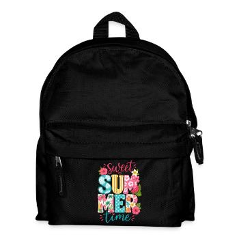 Été Vacances Soleil Tropical Fruit Cadeau - Sac à dos Enfant - noir - Devant