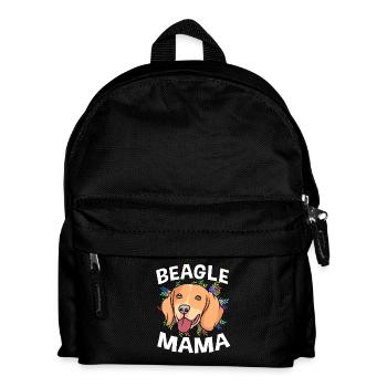 Beagle Mom Mom Dog Mom - Kids' Backpack - black - Front