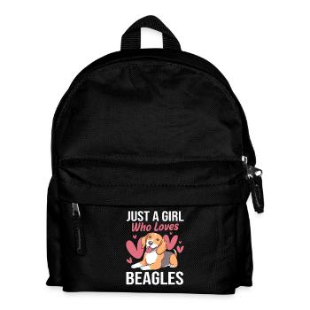 Beagle Mom Mom Dog Mom - Kids' Backpack - black - Front